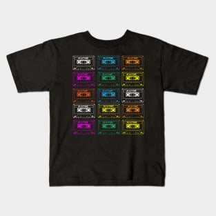 Mixtape 80s Hip Hop Cassette Tape Kids T-Shirt